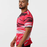 Unisex Customised Sports Jersey - Pink Tsunami