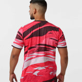 Unisex Customised Sports Jersey - Pink Tsunami