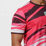 Unisex Customised Sports Jersey - Pink Tsunami