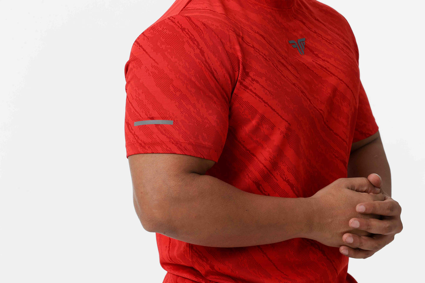 Men's Thunder Workout/Training Tee - Red