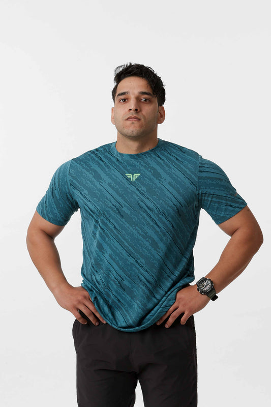 Men's Thunder Workout/Training Tee - Blue