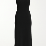 Halo Racerback Dress - Black