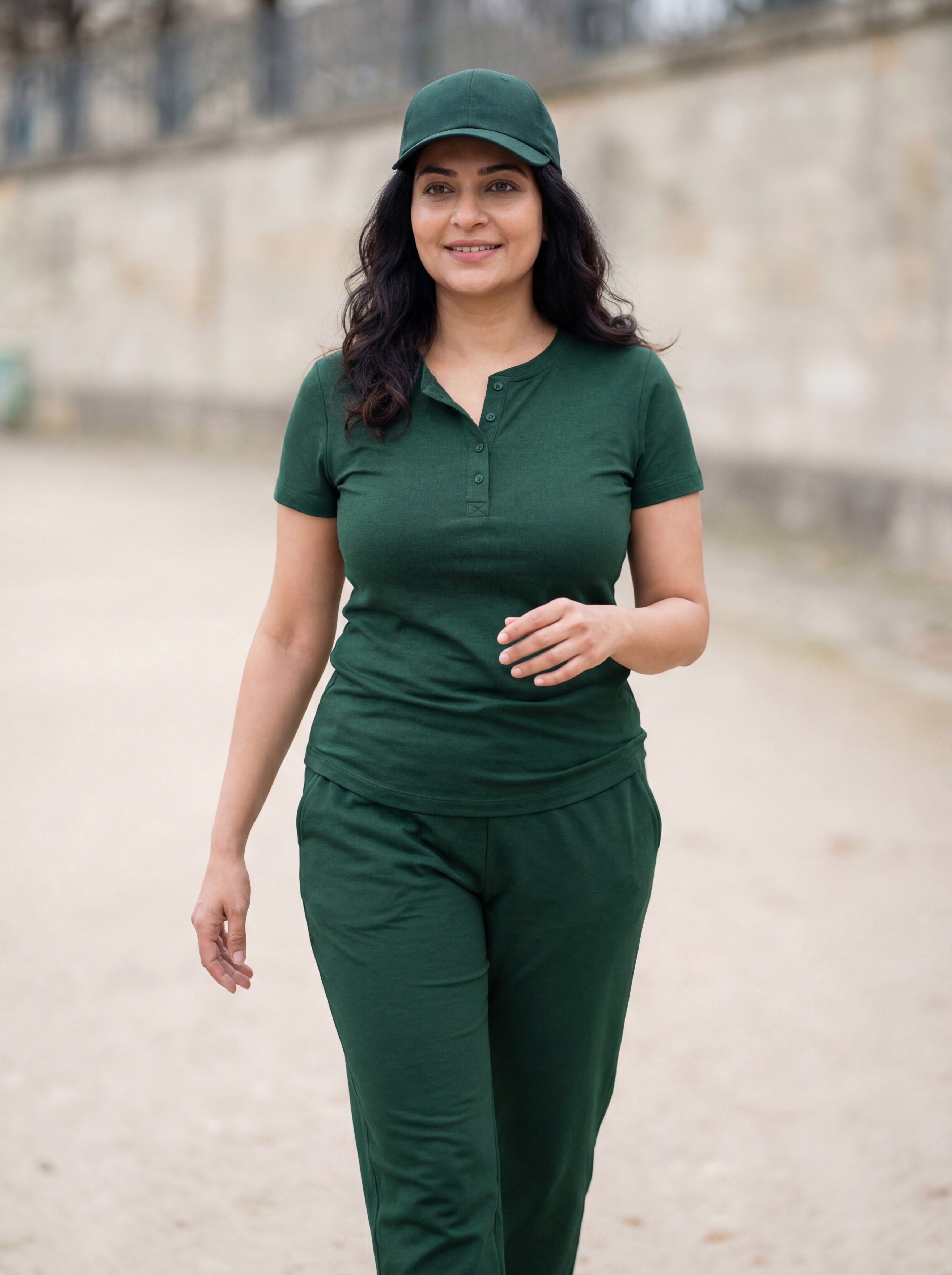 La Forme Henley Half Sleeve Top