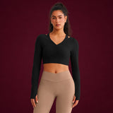 The Barre Top – Ruched Cutout Crop, Built-In Padded Tank Top