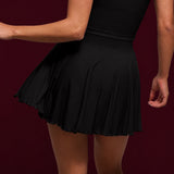 Pleated Athletic Skorts with Phone Pocket