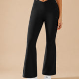 Crossover Flare Leggings