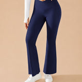 Crossover Flare Leggings