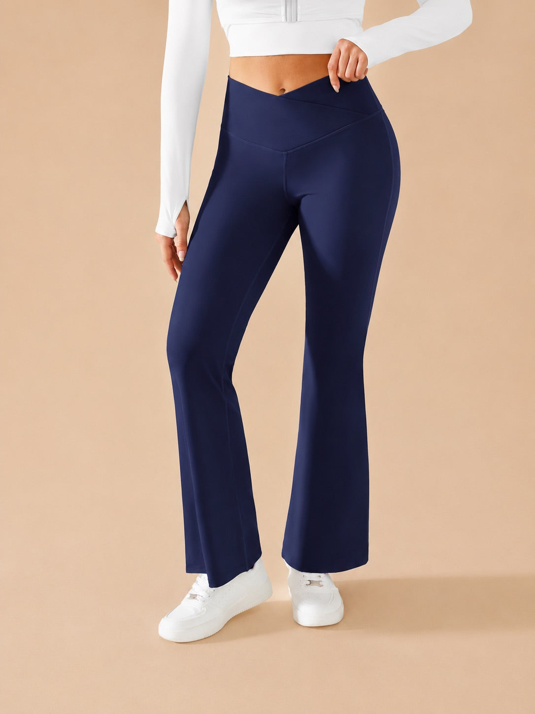 Crossover Flare Leggings