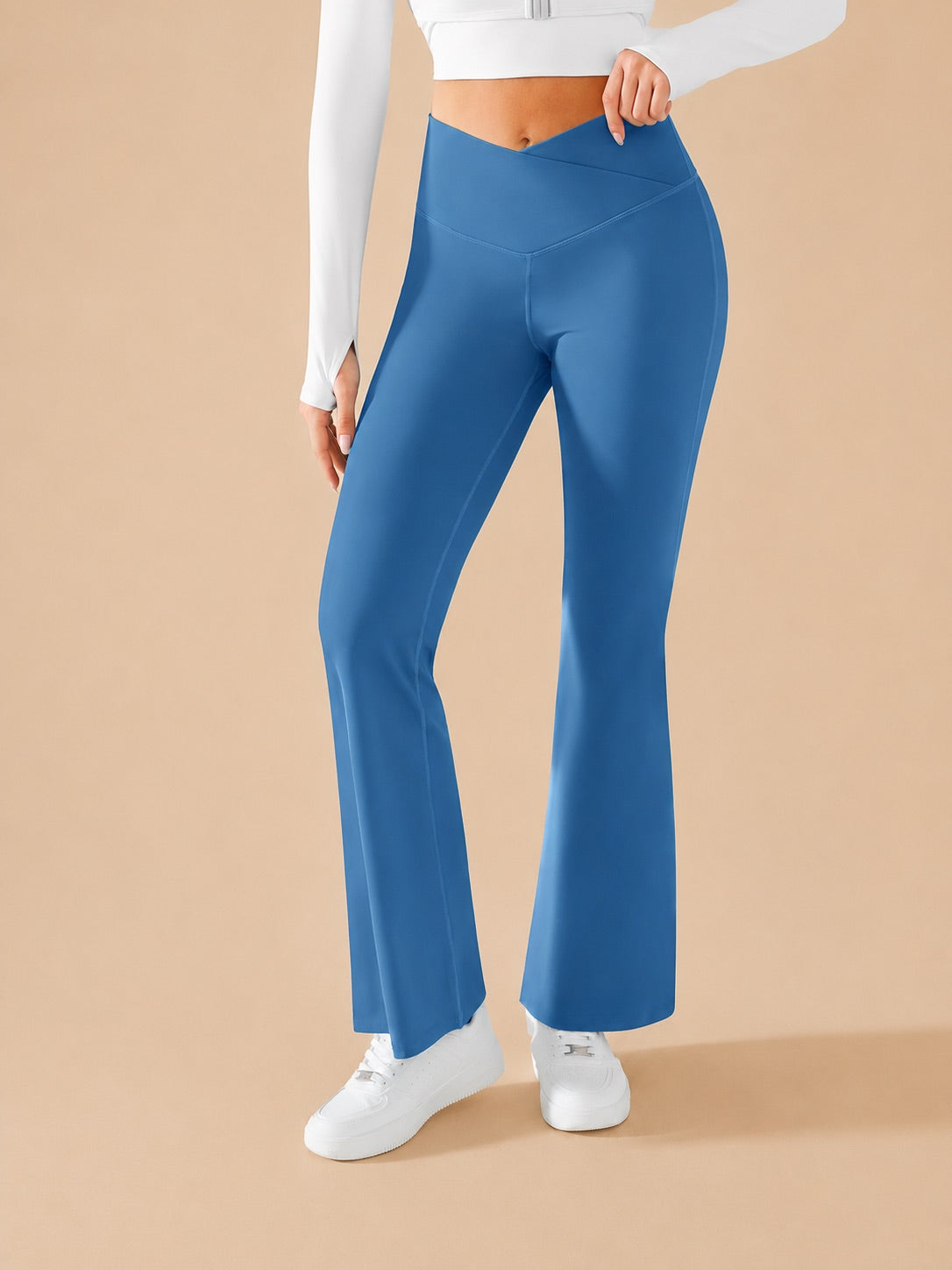 Crossover Flare Leggings
