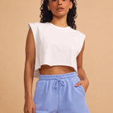 Cozy Girl Sweat Shorts with Pockets