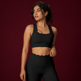 Scallopé Crossback Padded Sports Bra
