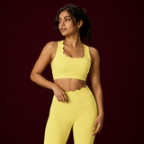 Scallopé Crossback Padded Sports Bra