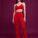 Scallopé Flare pants