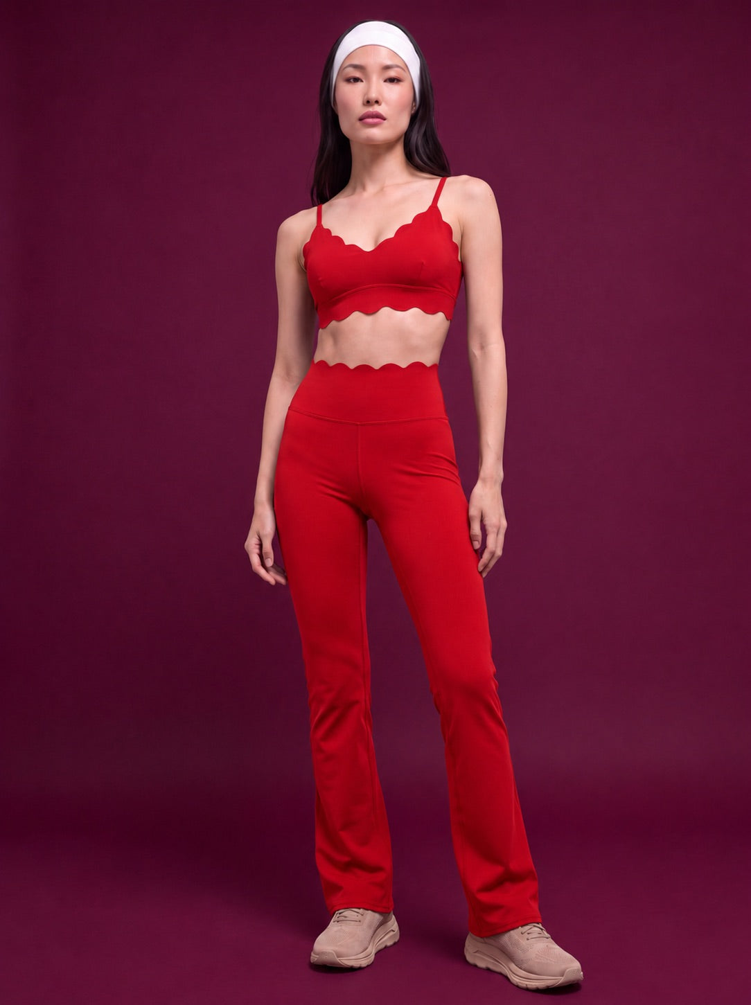 Scallopé Flare pants