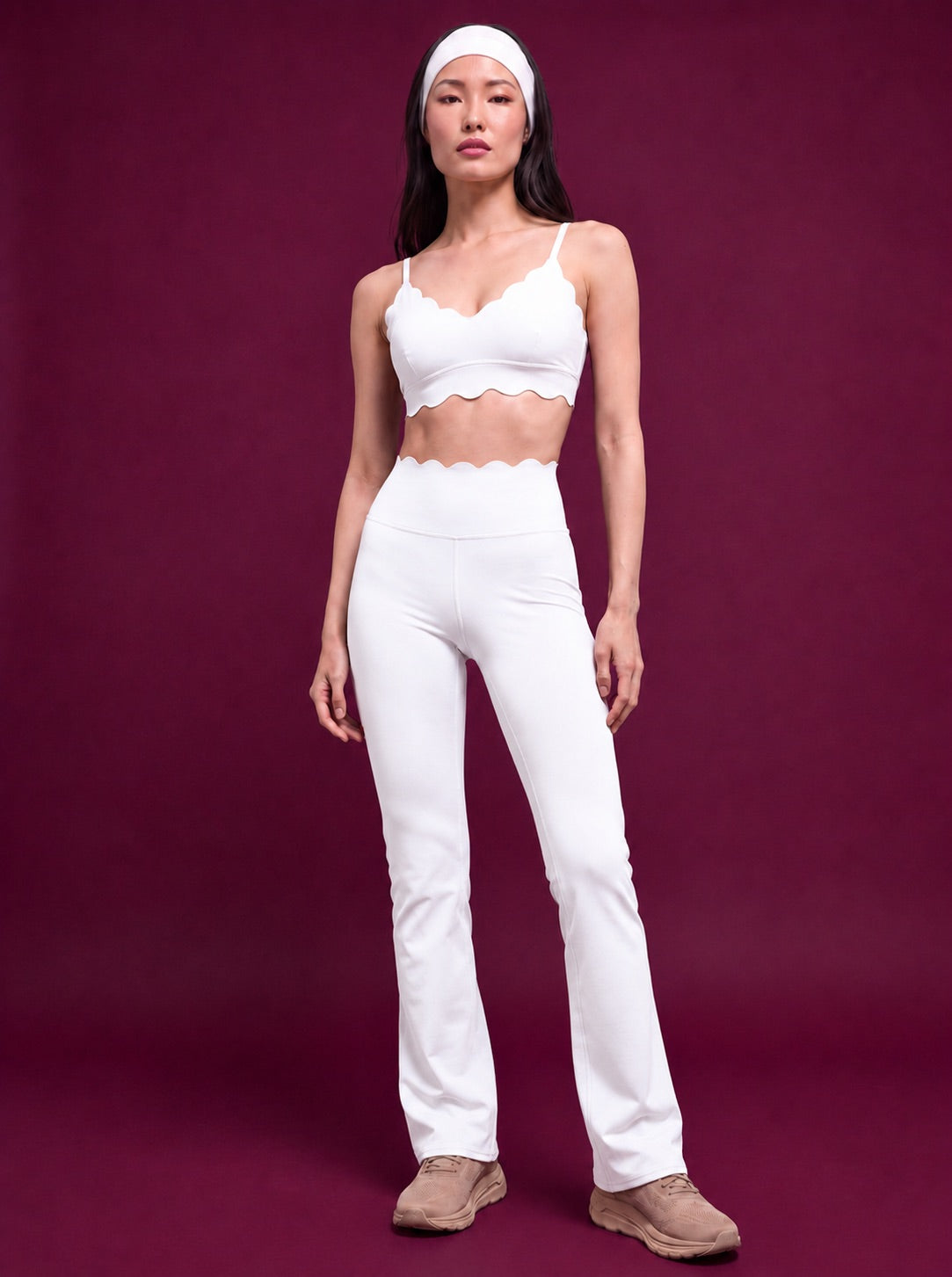 Scallopé Flare pants