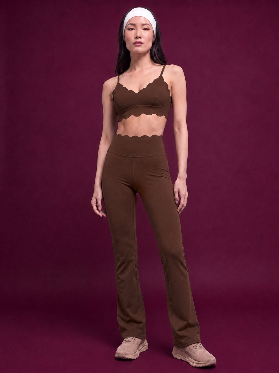 Scallopé Flare pants