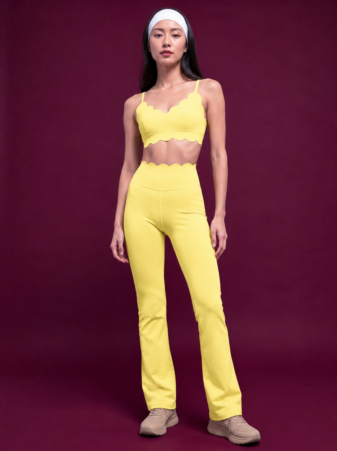 Scallopé Flare pants