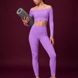 Scallopé High-Waist Leggings