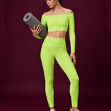 Scallopé High-Waist Leggings