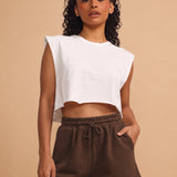 Cozy Girl Sweat Shorts with Pockets