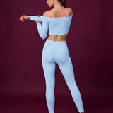 Scallopé High-Waist Leggings