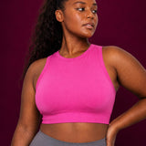 CrewForm Seamless Padded Crop Tank Top