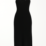 Halo Racerback Dress - Black