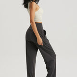 FlowFit Wide-Leg Athleisure Pants - Grey
