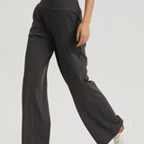 FlowFit Wide-Leg Athleisure Pants - Grey