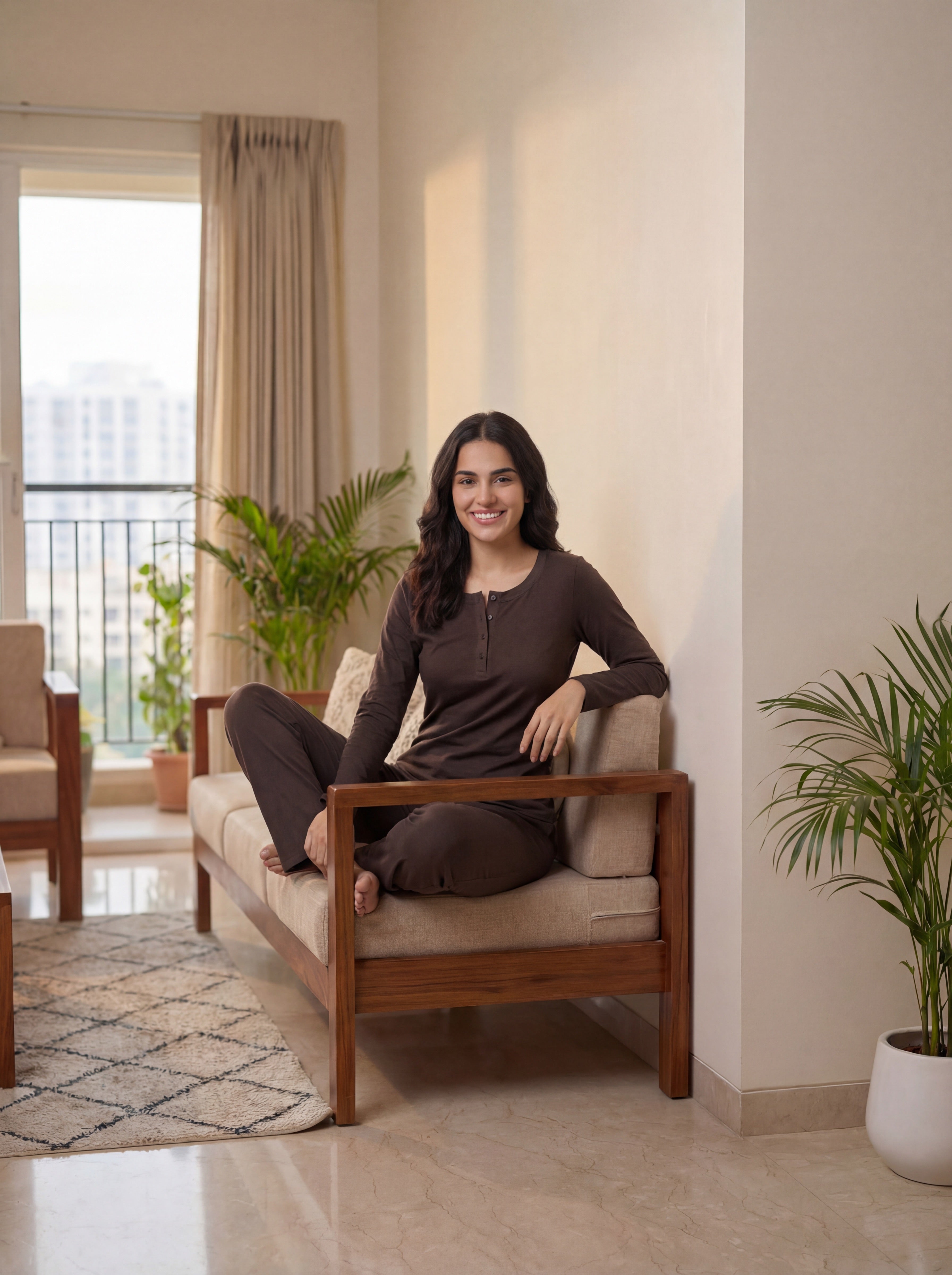 Midnight Flow Flare Co-Ord Set