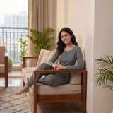 Midnight Flow Flare Co-Ord Set