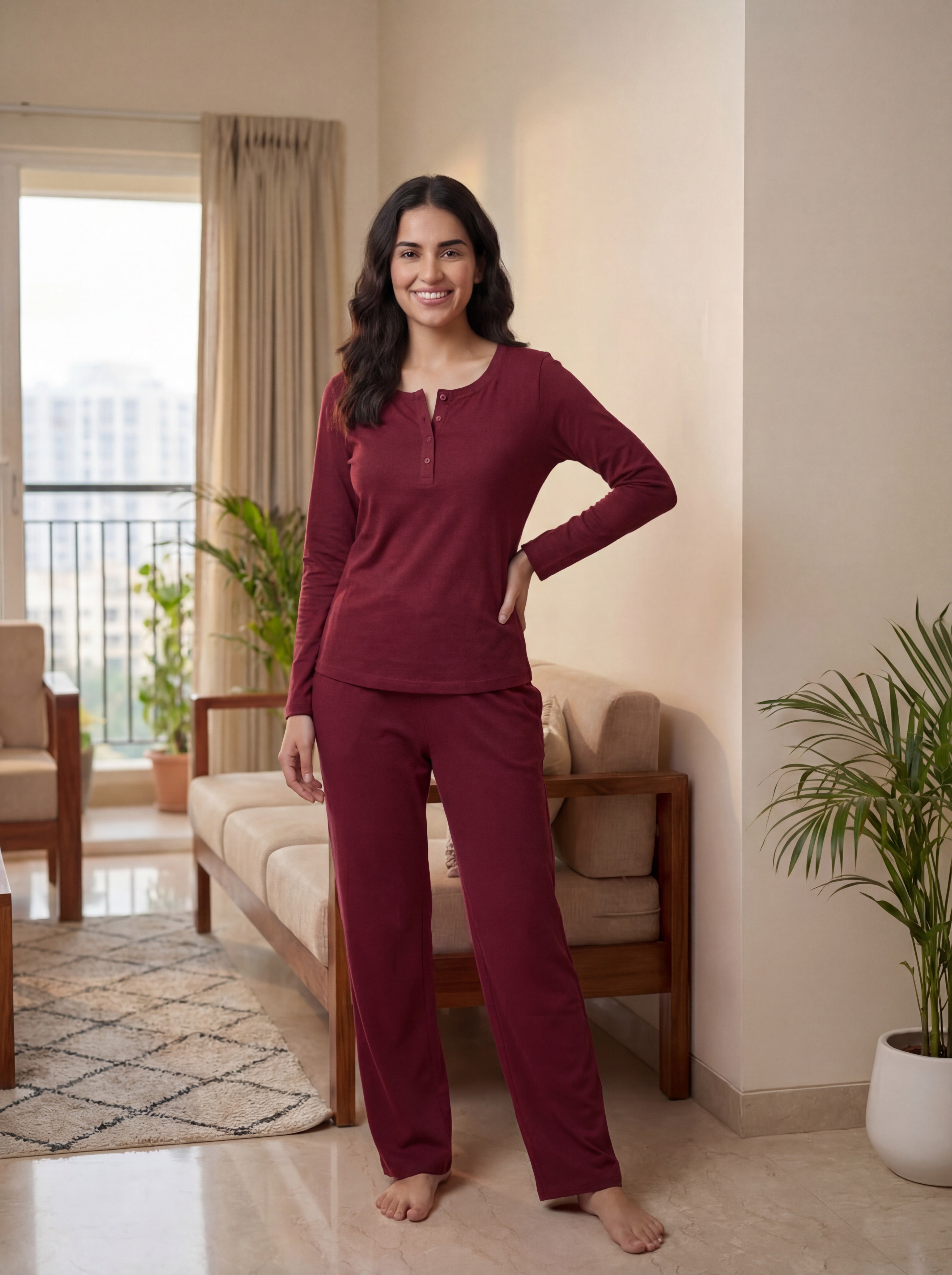 Midnight Flow Flare Co-Ord Set