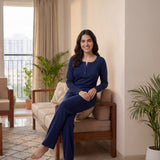 Midnight Flow Flare Co-Ord Set