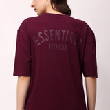 Women's Essentials Oversized Tee - Purple