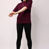 Women's Essentials Oversized Tee - Purple