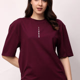 Women's Essentials Oversized Tee - Purple