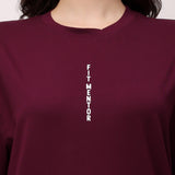 Women's Essentials Oversized Tee - Purple