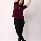 Women's Essentials Oversized Tee - Purple