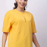 Women's Essentials Oversized Tee - Yellow