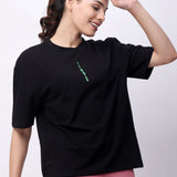 Women's Essentials Oversized Tee - Black