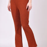 Red Ribbed Lounge Pants