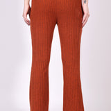 Red Ribbed Lounge Pants