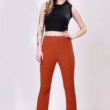 Red Ribbed Lounge Pants