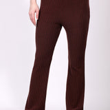 Mocha Ribbed Lounge Pants