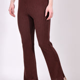 Mocha Ribbed Lounge Pants