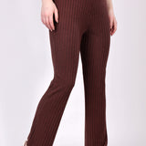 Mocha Ribbed Lounge Pants