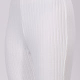 White Ribbed Lounge Pants