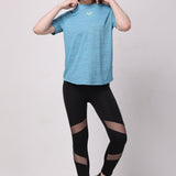 Le Lisse Women's Tee - Sky Blue