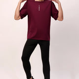 Men's Essentials Oversized Tee - Purple