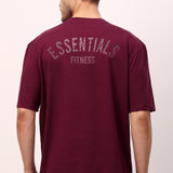 Men's Essentials Oversized Tee - Purple